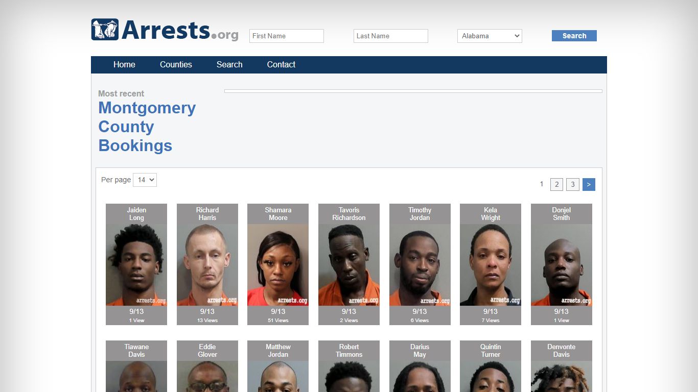 Montgomery County Arrests and Inmate Search